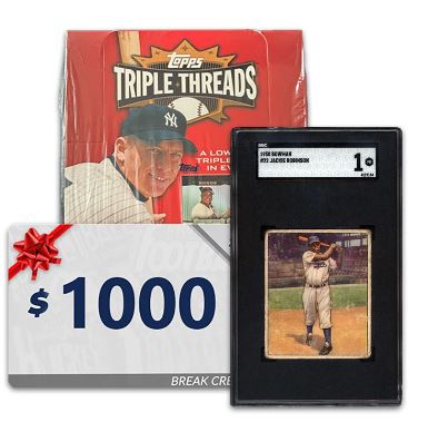 Win a 1950 Bowman Jackie Robinson and More in the Summer Escape Event