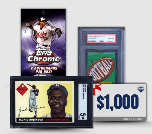 Win a 1955 Topps Jackie Robinson, an iPad Pro Silver, and More in the Swing to Spring Event
