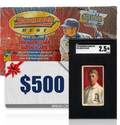Win a 1910 T206 Eddie Collins and More Prizes in The Cocky Event