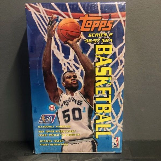 1996-97 Topps Series 2 Basketball Box Break With Potential Kobe Rookies