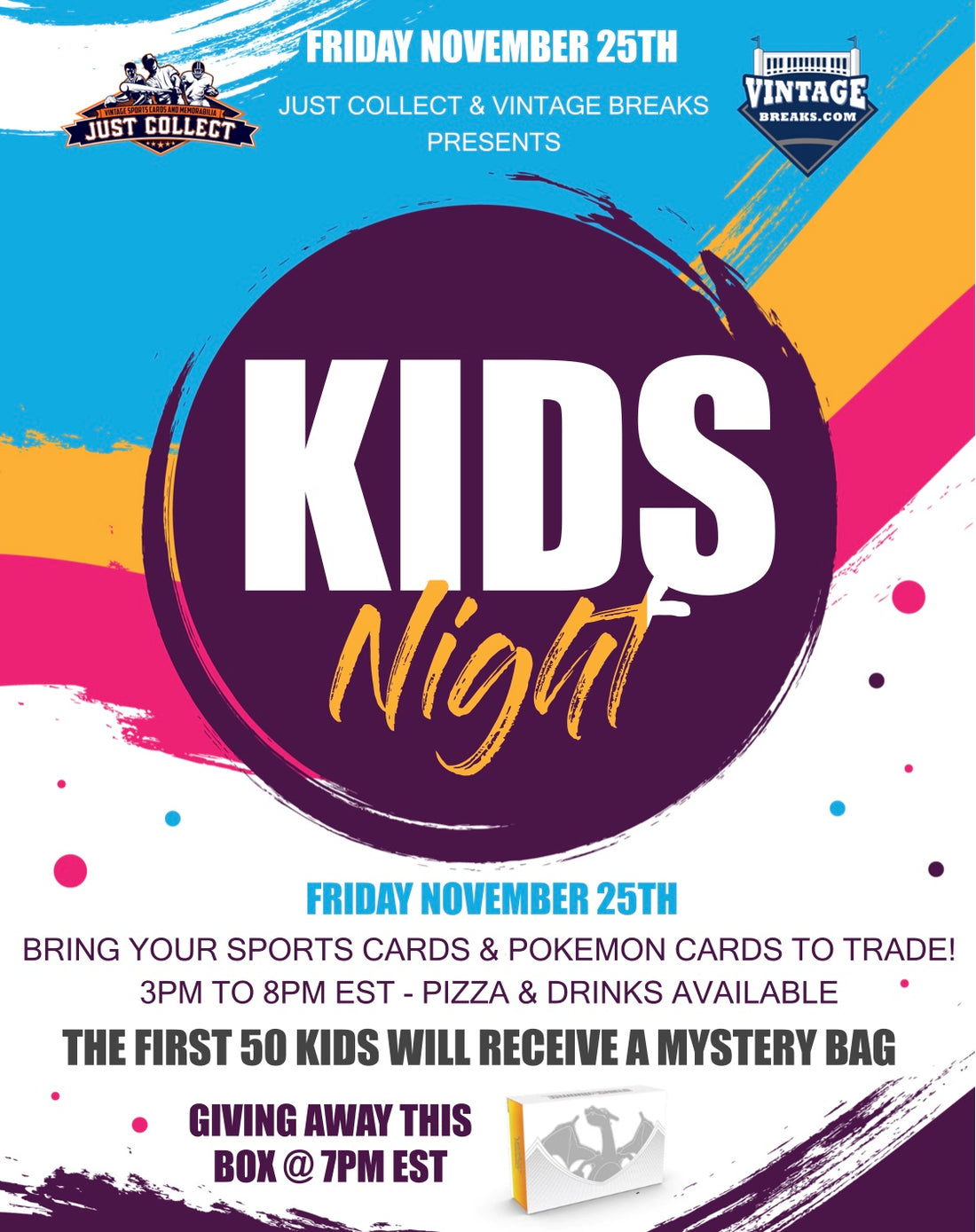Vintage Breaks Invites You to KIDS NIGHT with Free Gifts on November 25