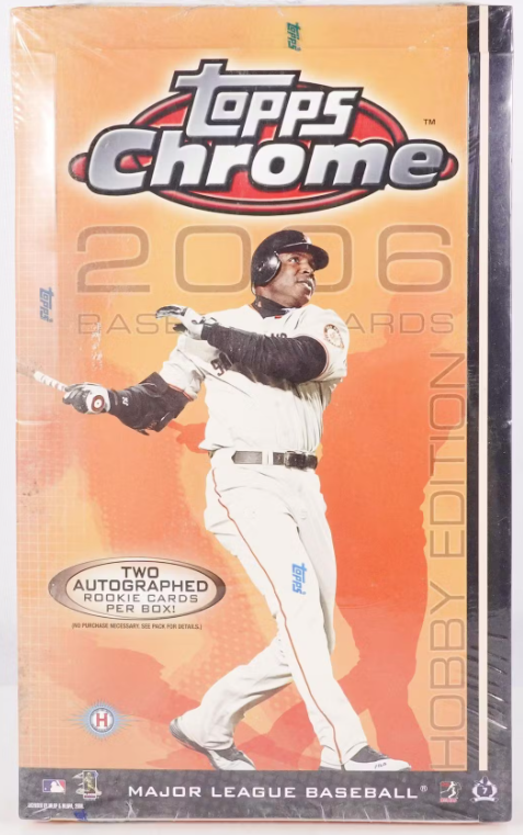 2006 Topps Chrome Baseball Hobby Box 24 Spot Random Pack