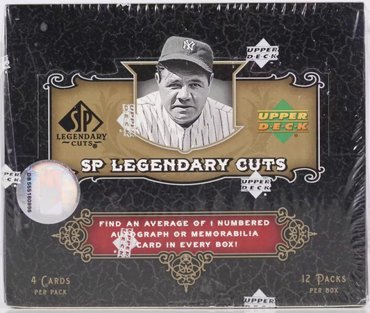 2007 Upper Deck SP Legendary Cuts Baseball Hobby Box 12 Spot Random Pack Break