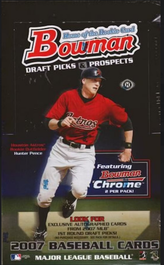 2007 Bowman Draft Picks & Prospects Baseball Hobby Box Personal