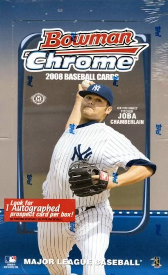 2008 Bowman Chrome Baseball Hobby Box Personal