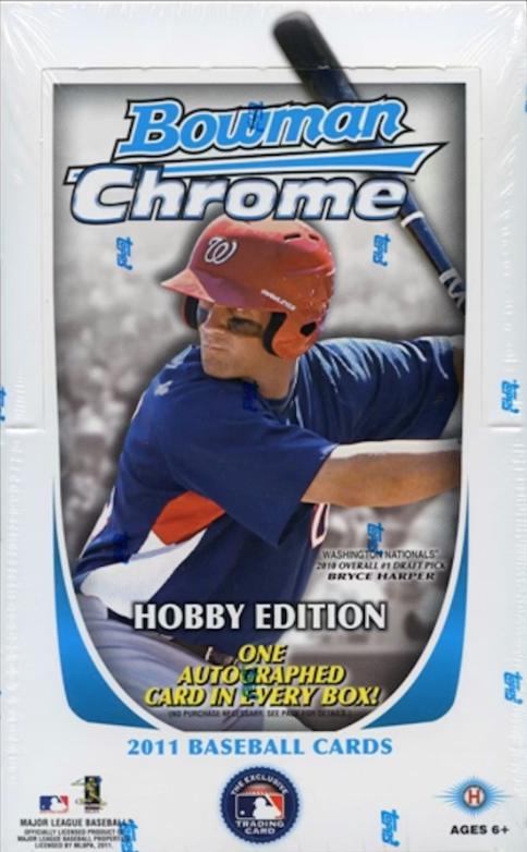 2011 Bowman Chrome Baseball Hobby Box 18 Spot Random Pack Break