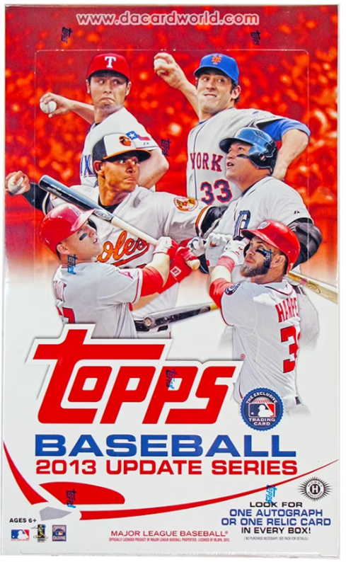 2013 Topps Update Baseball Hobby Box Personal