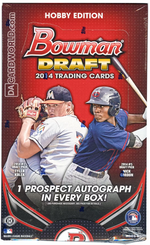 2014 Bowman Draft Picks & Prospects Baseball Hobby Box Personal