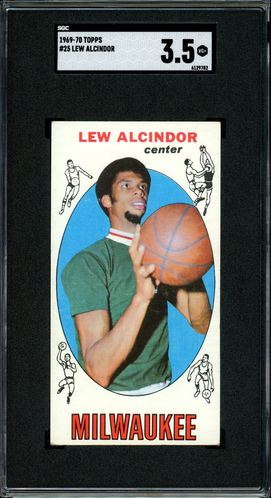 1969 Topps Basketball Set Break 99 Spot Random Card (Lew Alcindor / Kareem Abdul-Jabbar Rookie SGC 3.5, John Havlicek Rookie SGC 3, Wilt Chamberlain SGC 2, Oscar Robertson SGC 4, etc!)