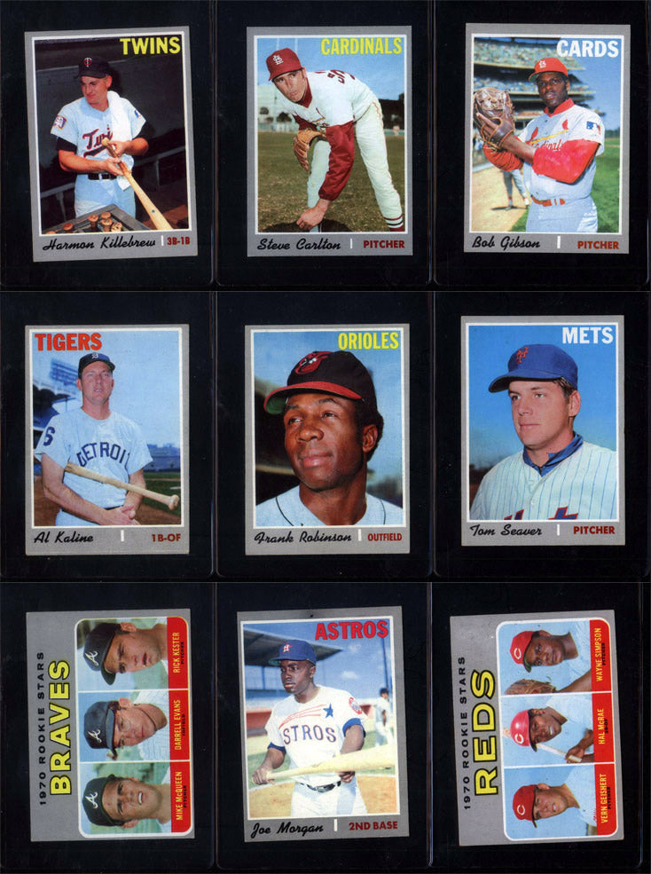 1970 Topps Baseball Set Break 720 Spot Random Card (Thurman Munson Rookie PSA 7, Nolan Ryan PSA 6, Roberto Clemente PSA 7, etc!)