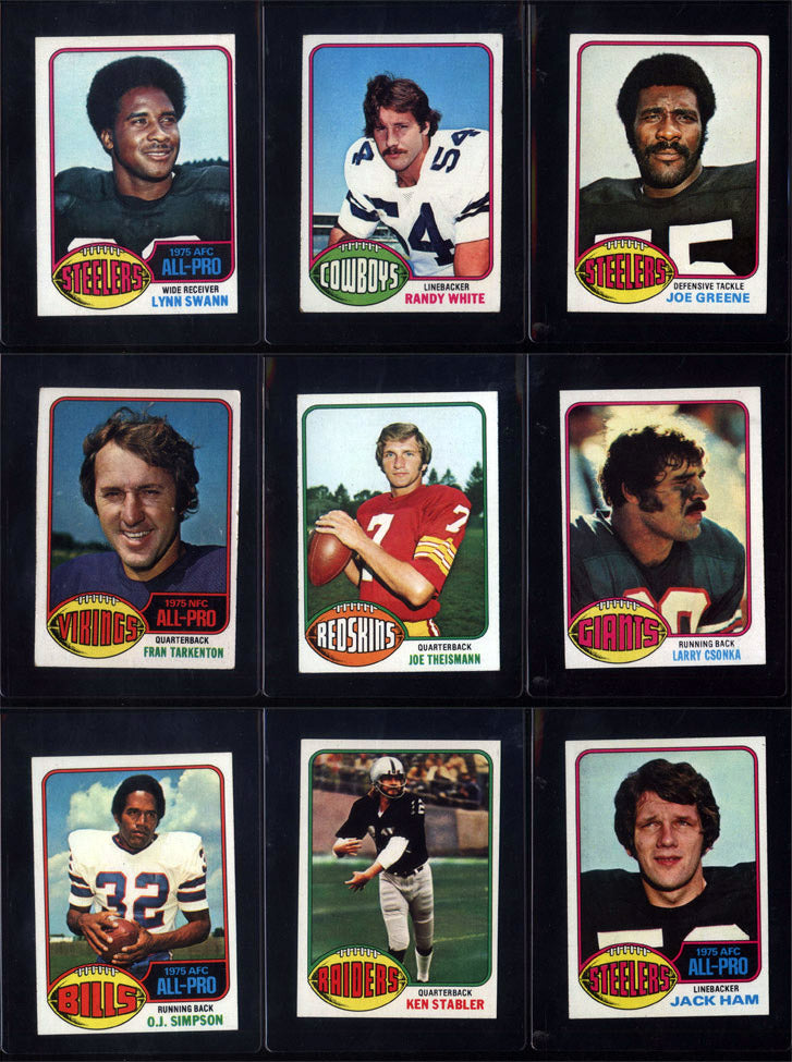 1976 Topps Football Set Break 528 Spot Random Card (Walter Payton Rookie PSA 8, Terry Bradshaw PSA 8, Roger Staubach PSA 8, etc!)