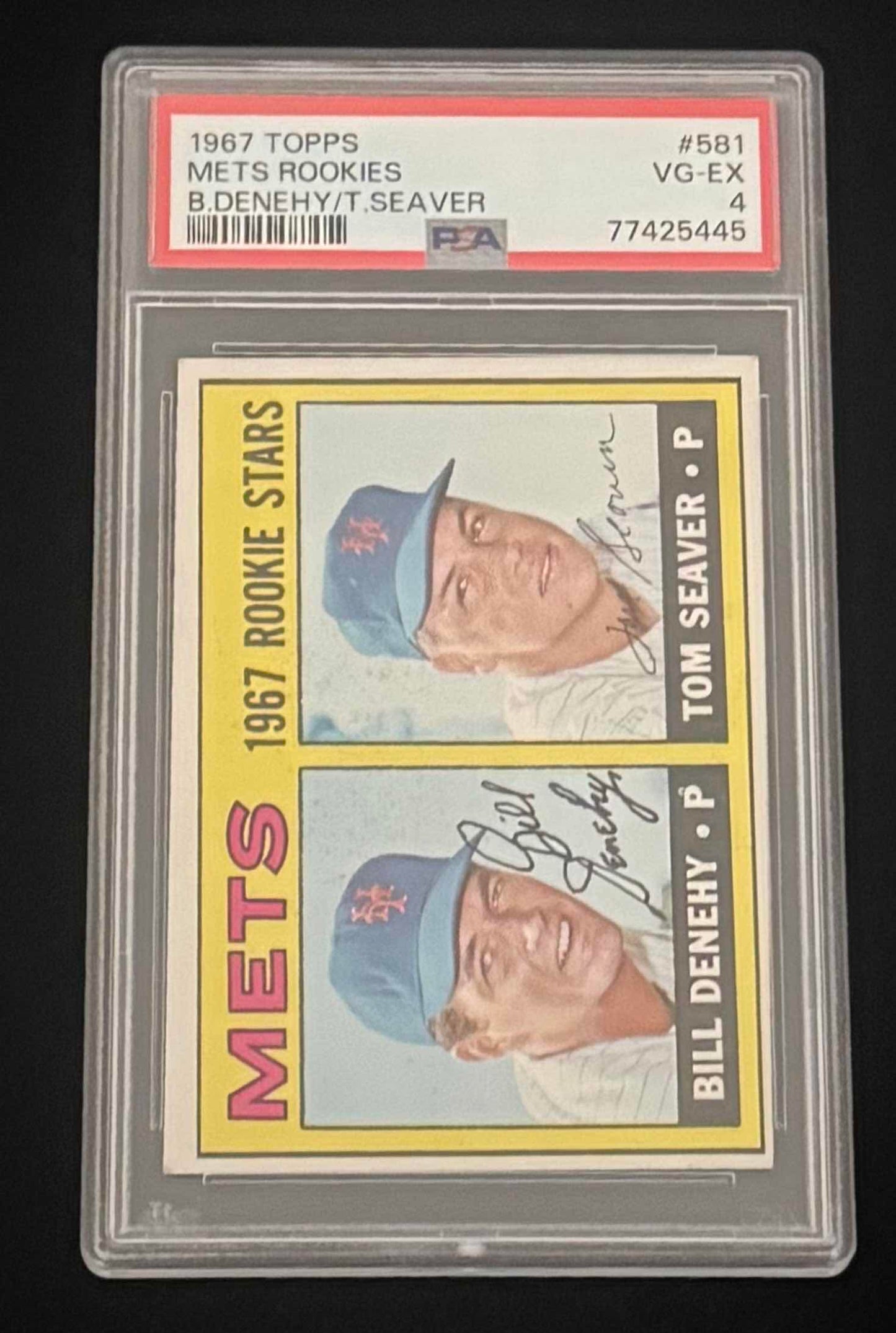 Vintage Player Mixer with a PSA 4 1967 Topps Tom Seaver Rookie & 1982 Donruss Pack 16 Spot Random Card Break