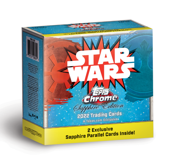 2022 Topps Chrome Star Wars Sapphire Box 8 Spot break