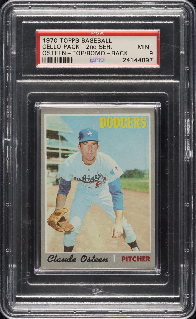 1970 Topps 2nd Series Baseball Cello Pack PSA 9 - 33 Spot Random Card (Possible Thurman Munson Rookie)