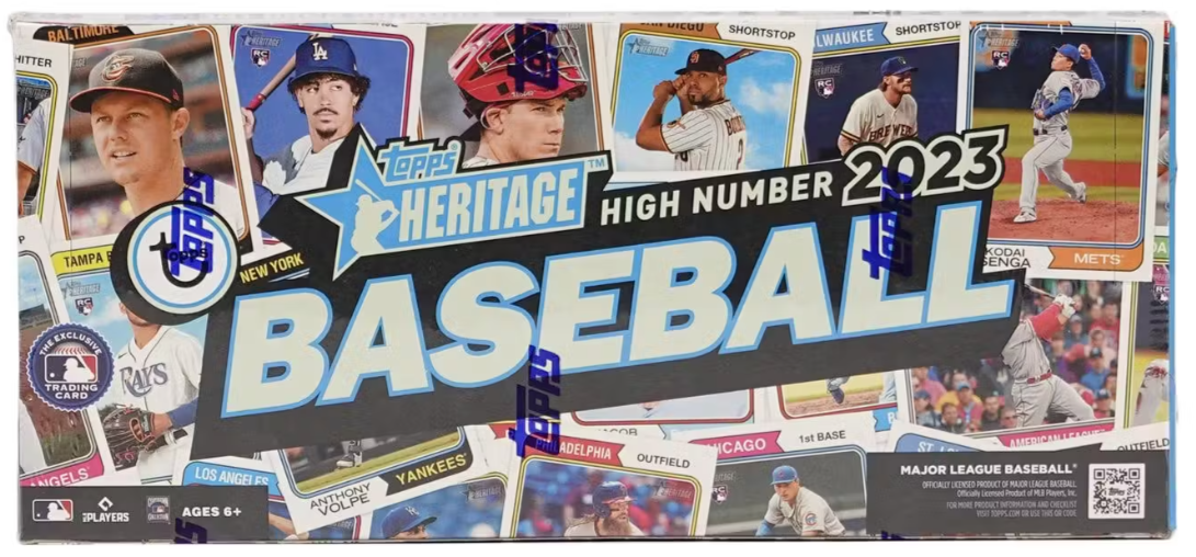 2023 Topps Heritage HIGH Number Baseball Hobby Box Personal