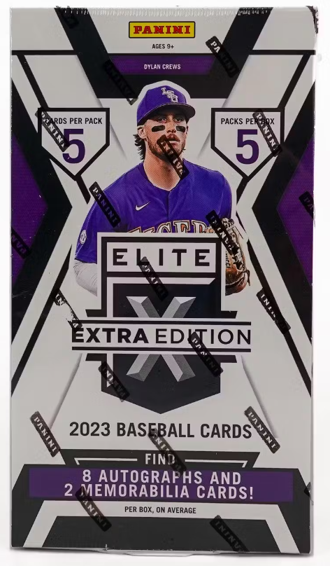 2023 Panini Elite Extra Edition Baseball Hobby Box Personal