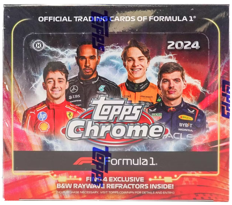 2024 topps chrome f1 formula 1 qualifying lap hobby box 16 spot random