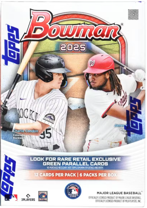 2025 Bowman Baseball 6-Pack Blaster Box Personal