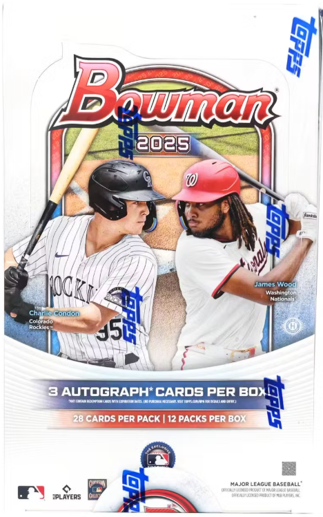 2025 Bowman Baseball Hobby Jumbo Box Personal (Presell)