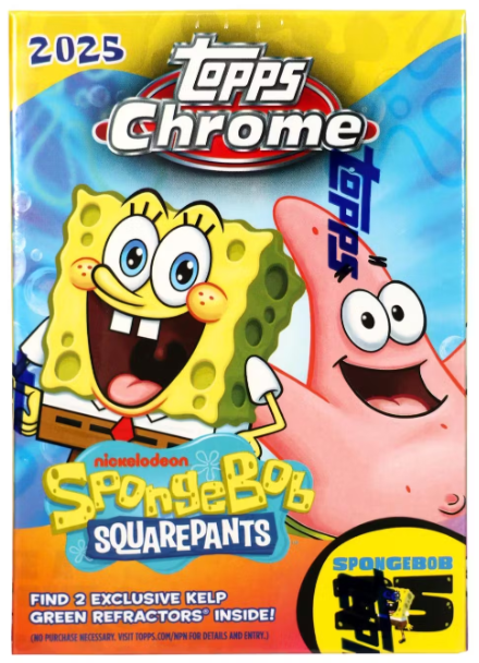 2025 Topps Chrome SpongeBob Chrome 25th Anniversary Blaster Box Personal Break