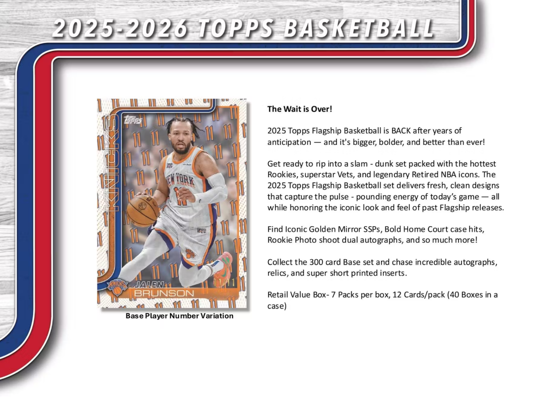 2025/26 Topps Basketball Blaster Box Personal Break