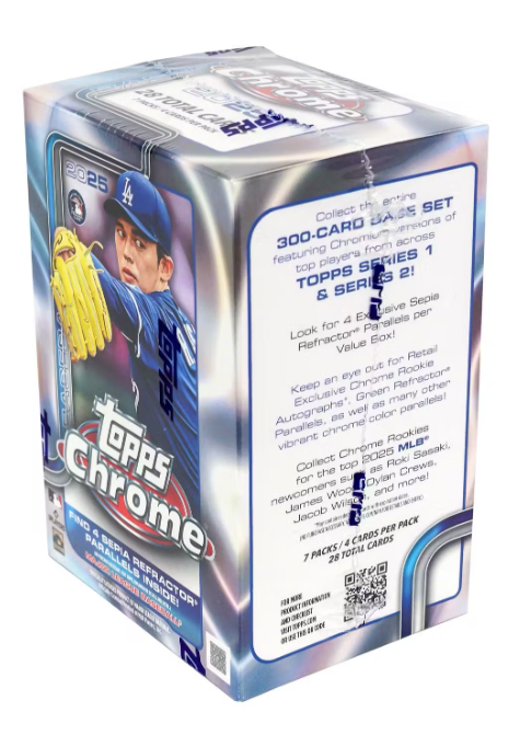 2025 Topps Chrome Baseball 7-Pack Blaster Personal Break
