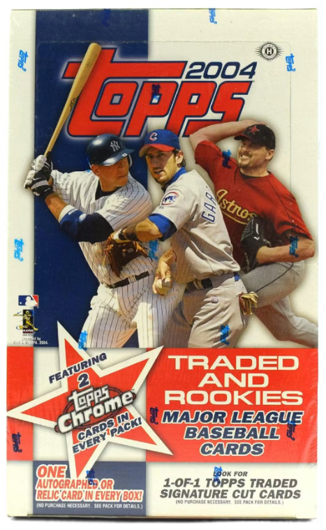 2004 Topps Traded & Rookies Baseball Hobby Box 24 Spot Random Pack Break