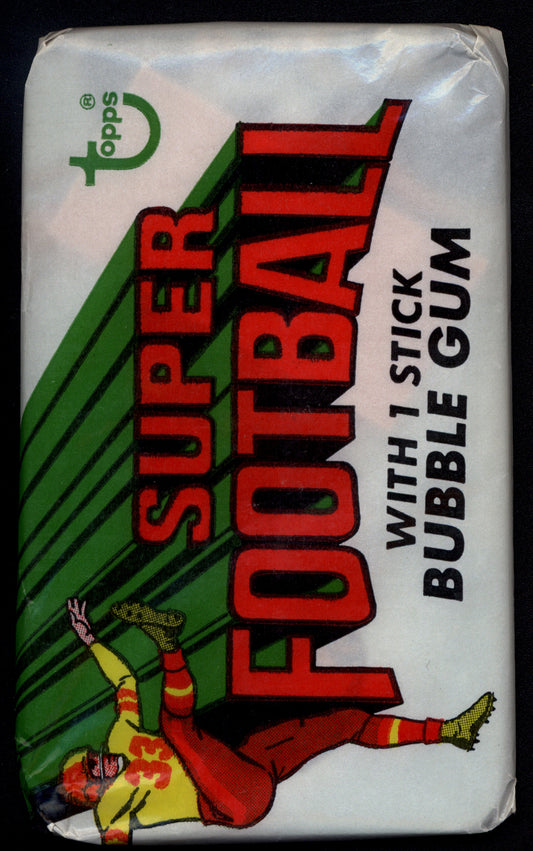 1970 Topps Super Football Wax Pack 3 Spot Random Card