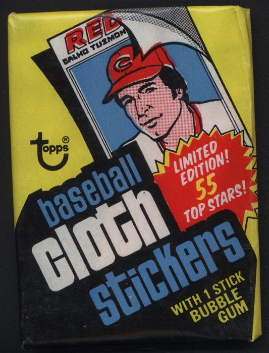 1977 Topps Cloth Baseball Wax Pack Personal