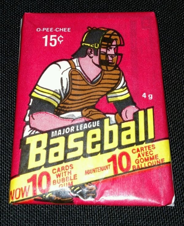 1978 OPC Baseball Wax Pack PERSONAL