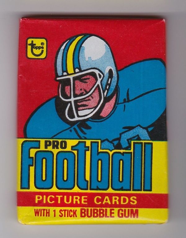 1978 Topps Football Wax Pack Personal