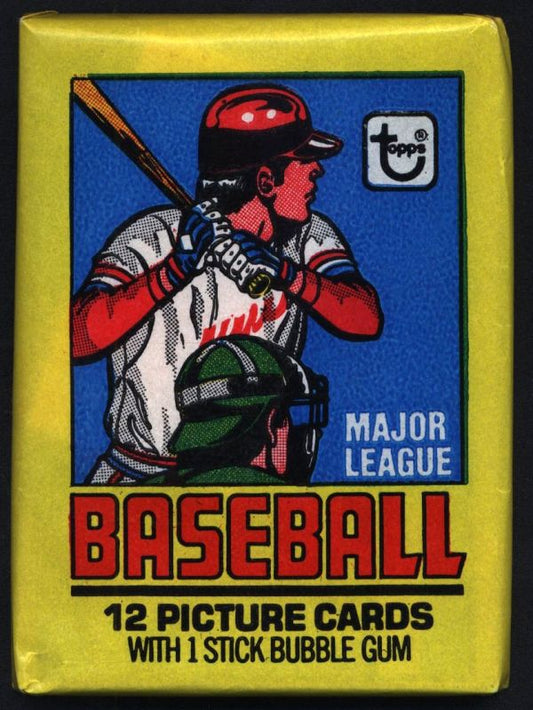 1979 Topps Baseball Wax Pack Personal