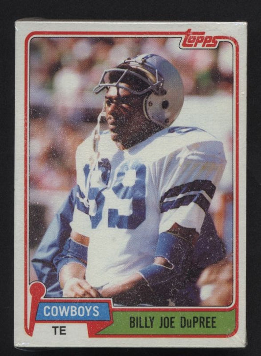 1981 Topps Football Cello Pack Personal