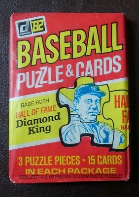 1982 Donruss Baseball Wax Pack PERSONAL