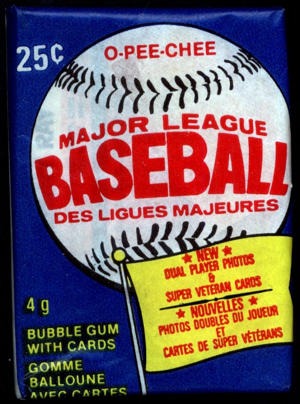 1983 OPC Baseball Wax Pack Personal