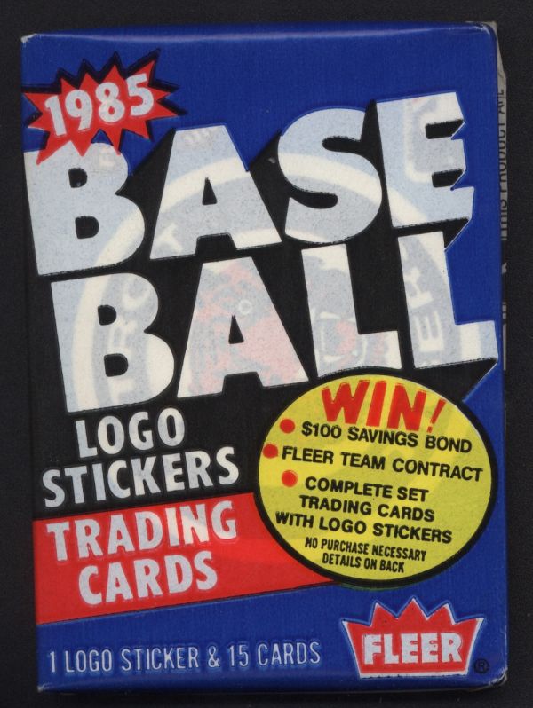 1985 Fleer Baseball Wax Pack PERSONAL
