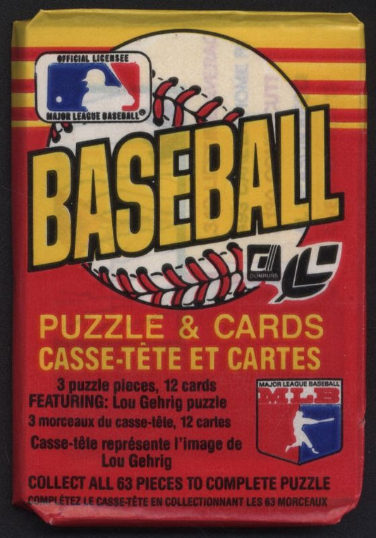 1985 Leaf Baseball Pack Personal