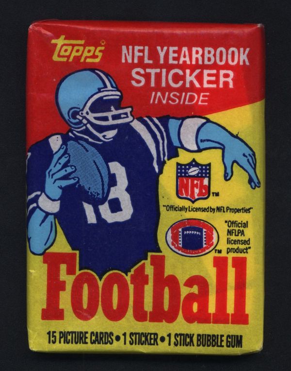 1985 Topps Football Wax Pack Personal