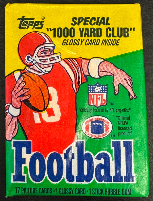 1986 Topps Football Wax Pack Personal Break
