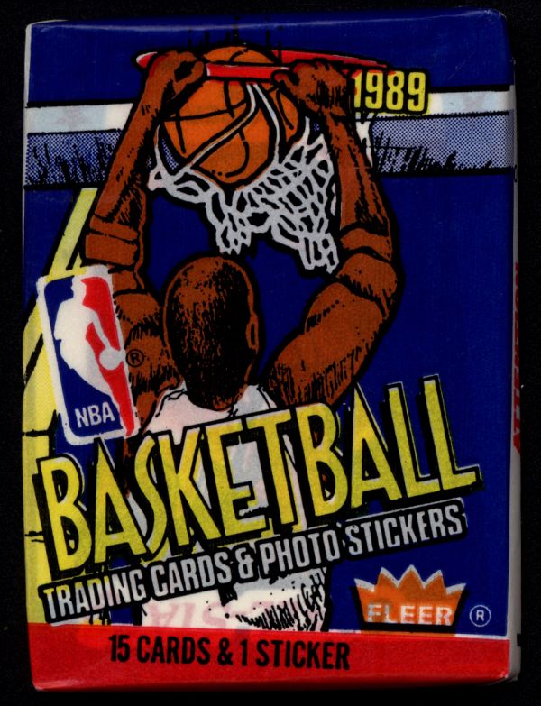 1989 Fleer Basketball Wax Pack Personal