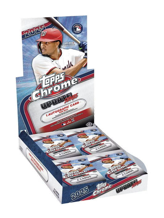 2025 Topps Chrome Update Series Baseball 24 Spot Random Pack Break