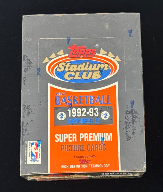 1992/93 Topps Stadium Club Series 2 Basketball Hobby Pack Personal Break