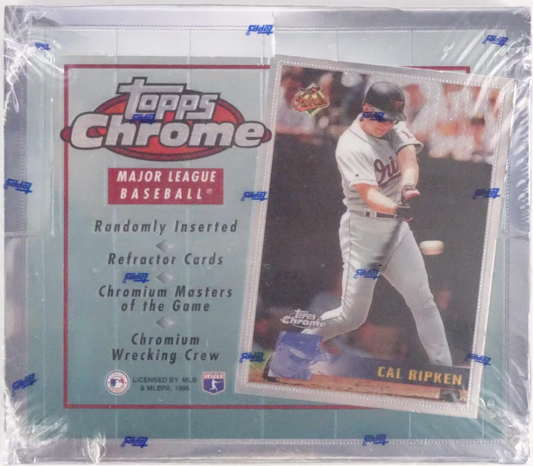 1996 Topps Chrome Baseball Hobby Box 24 Pack Random
