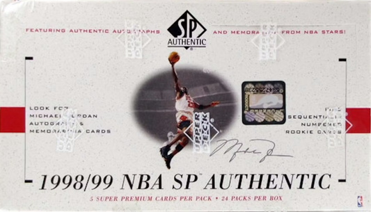 1998/99 Upper Deck SP Authentic Basketball Hobby Box 24 Spot Random Card Break