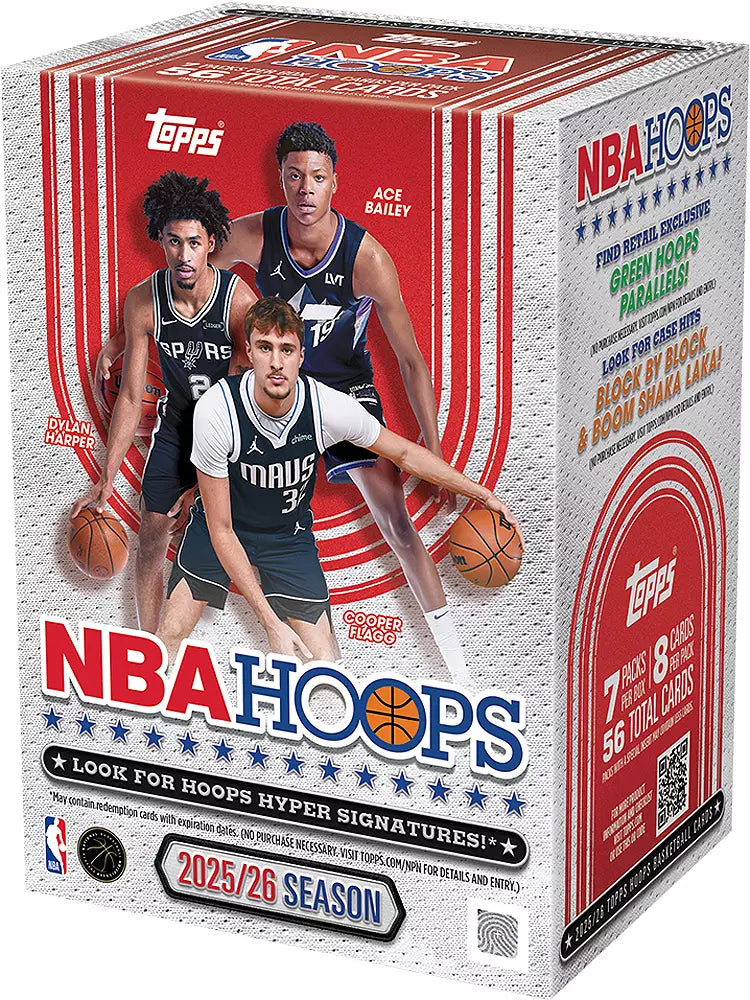 2025/26 Topps NBA Hoops Basketball Value Box Personal