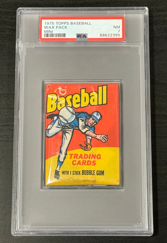 1975 Topps Mini Baseball Wax Pack PERSONAL