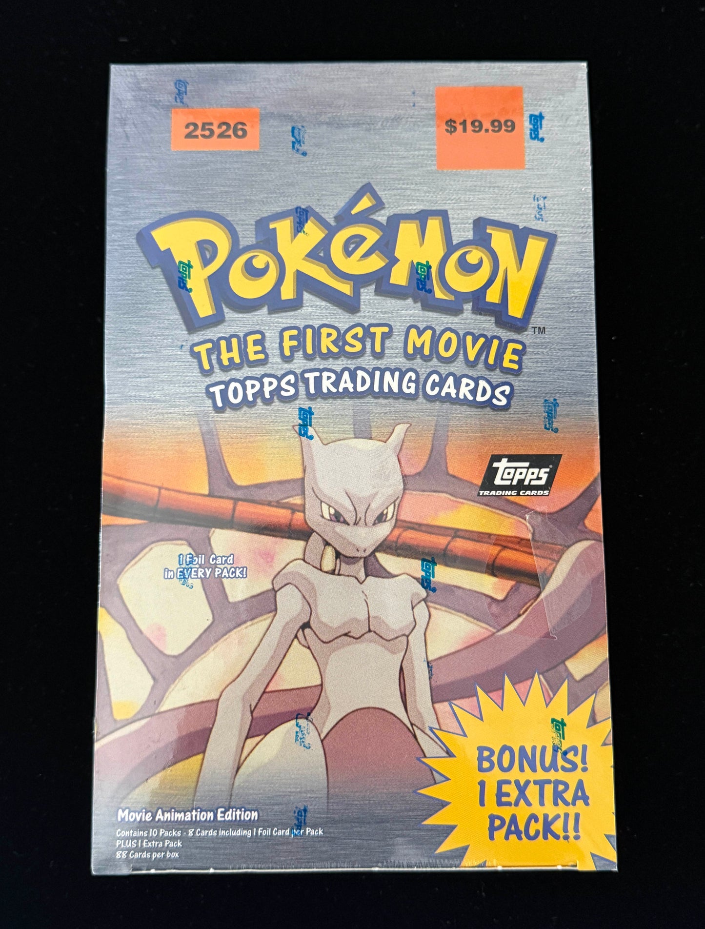 1999 Topps Pokemon The First Movie Booster Box (Black Logo) - Quick Rip! Personal Pack Break