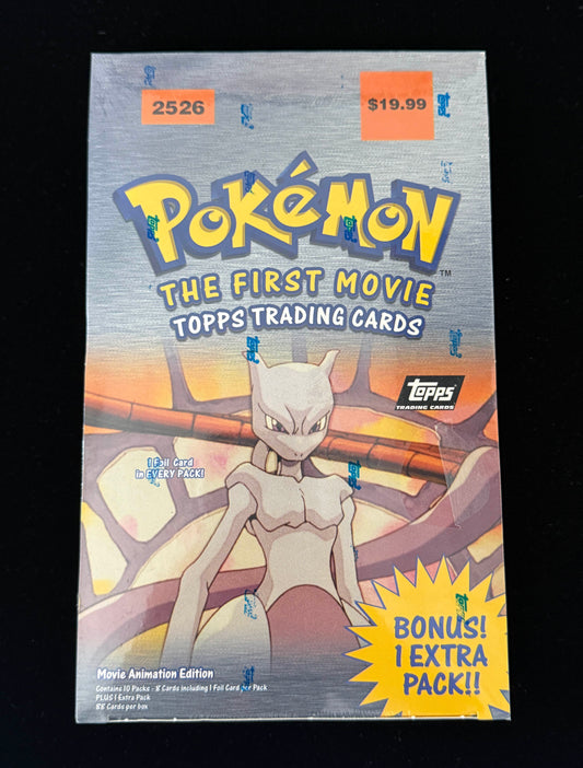 1999 Topps Pokemon The First Movie Booster Box (Black Logo) - Quick Rip! Personal Pack Break