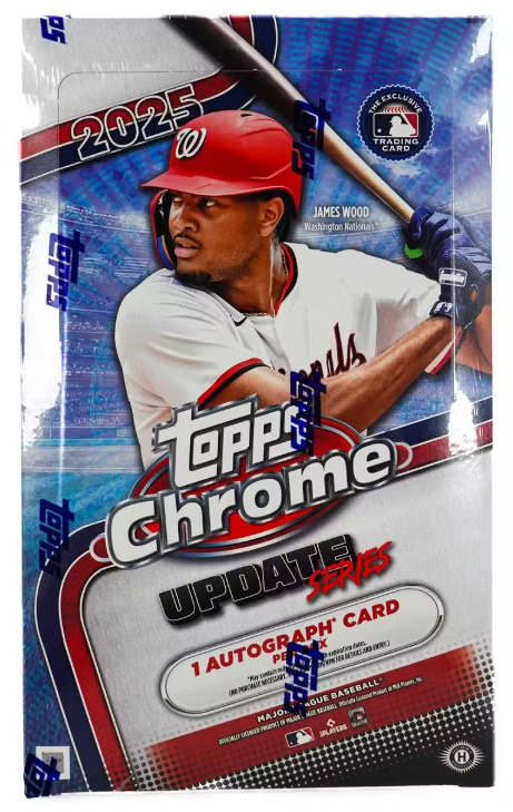 2025 Topps Chrome Update Series Baseball Hobby Personal Box