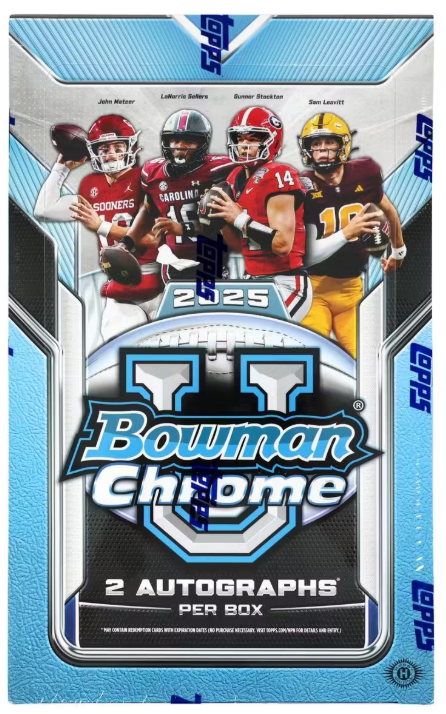 2025 Bowman University Chrome Football Hobby Box Personal Break